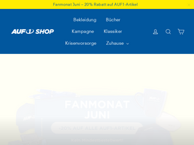 Auf1 homepage screenshot