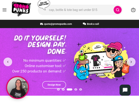 promopunks.com.au homepage screenshot