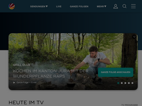 'sat1.ch' screenshot