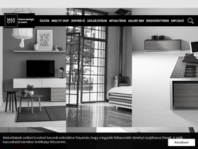 maxcity.hu homepage screenshot
