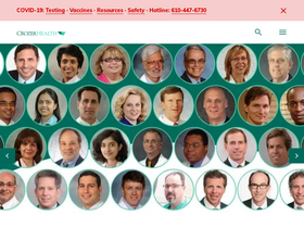 'crozerhealth.org' screenshot