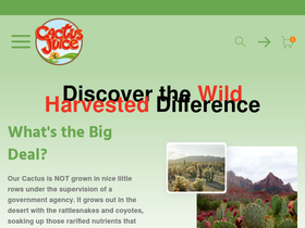 cactusjuicetm.com homepage screenshot