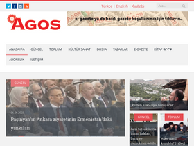 'agos.com.tr' screenshot