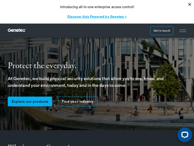 'genetec.com' screenshot