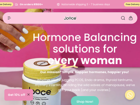 Jooce Supplements South Africa website screenshot