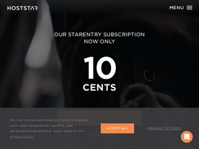 'hoststar.ch' screenshot