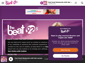 'thebeat925.ca' screenshot