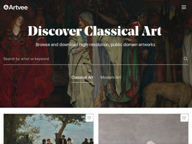 'artvee.com' screenshot