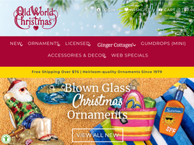 'oldworldchristmas.com' screenshot