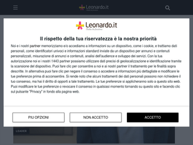 'leonardo.it' screenshot