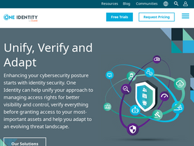 'oneidentity.com' screenshot