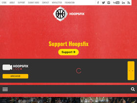 'hoopsfix.com' screenshot