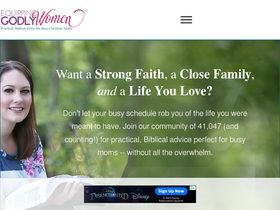'equippinggodlywomen.com' screenshot