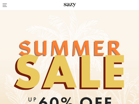'sazy.com' screenshot