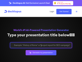 Decktopus AI - Decktopus AI-AI驱动的的在线演示文稿生成器