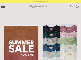 'peggsandson.com' screenshot