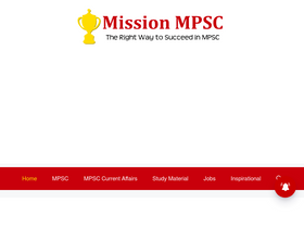 'missionmpsc.com' screenshot