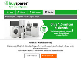 'buyspares.it' screenshot