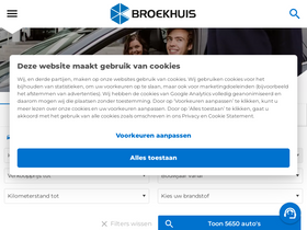 'broekhuis.nl' screenshot