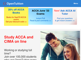 'opentuition.com' screenshot