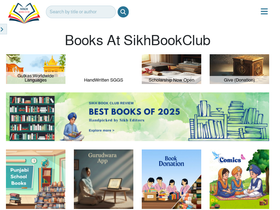'sikhbookclub.com' screenshot