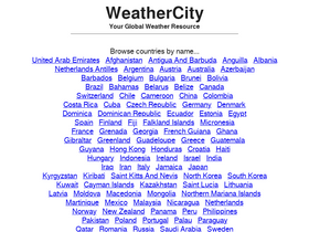 'weathercity.com' screenshot