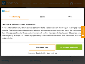 'solcon.nl' screenshot