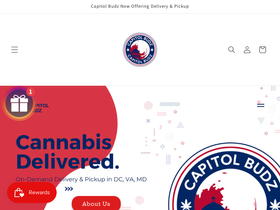 capitolbudz.com homepage screenshot