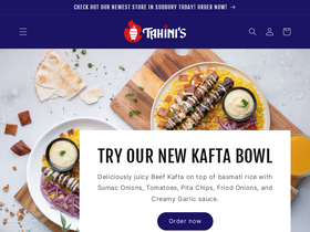 'tahinis.com' screenshot