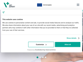 'vetexpert.eu' screenshot