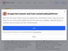'notthebee.com' screenshot