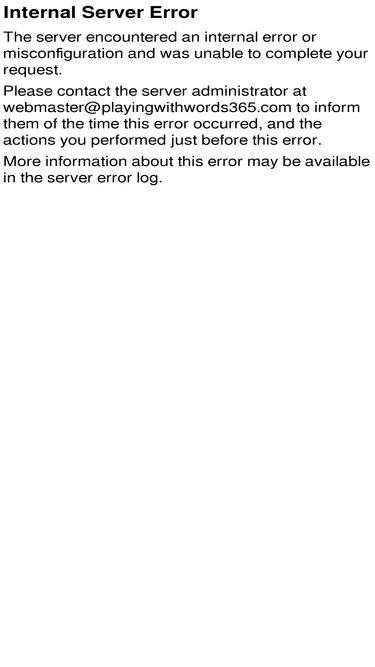 playingwithwords365.com