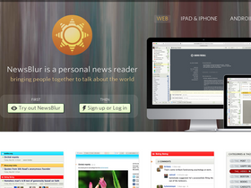 'newsblur.com' screenshot