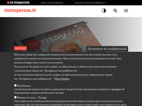 'lamayenne.fr' screenshot