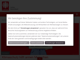 'caritas.de' screenshot
