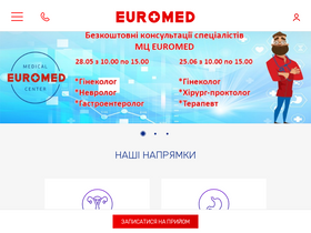 'euromed.ua' screenshot