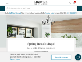 'lightingnewyork.com' screenshot