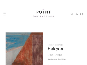 thepointcontemporary.com homepage screenshot