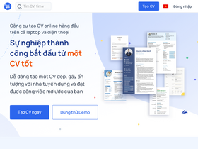 'vietcv.io' screenshot