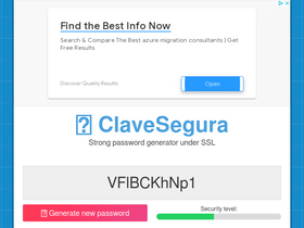 'clavesegura.org' screenshot