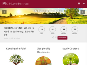 'cslewisinstitute.org' screenshot