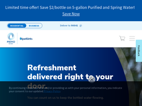 'sparkletts.com' screenshot