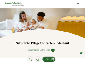 'bahnhof-apotheke.de' screenshot