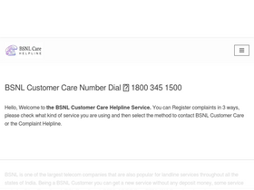 'bsnlcare.com' screenshot