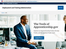 'doleta.gov' screenshot