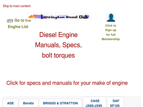 'barringtondieselclub.co.za' screenshot