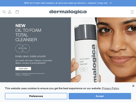 'dermalogica.ca' screenshot
