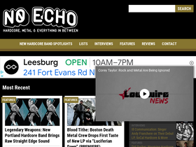 'noecho.net' screenshot