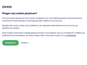 'oxxio.nl' screenshot