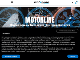 'motonline.it' screenshot